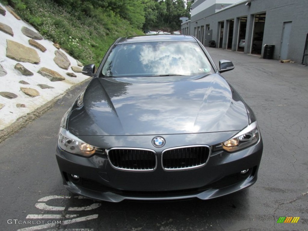2014 3 Series 320i xDrive Sedan - Mineral Grey Metallic / Black photo #8