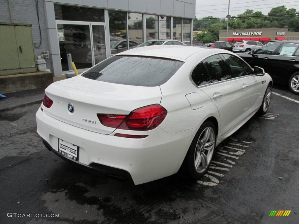 2013 6 Series 650i xDrive Gran Coupe - Alpine White / Black photo #6