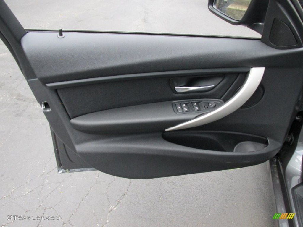 2014 3 Series 320i xDrive Sedan - Mineral Grey Metallic / Black photo #10