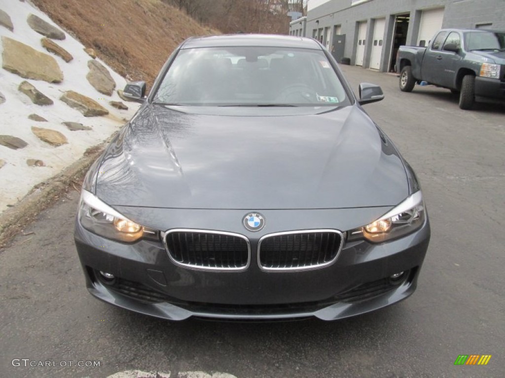 2014 3 Series 320i xDrive Sedan - Mineral Grey Metallic / Black photo #8