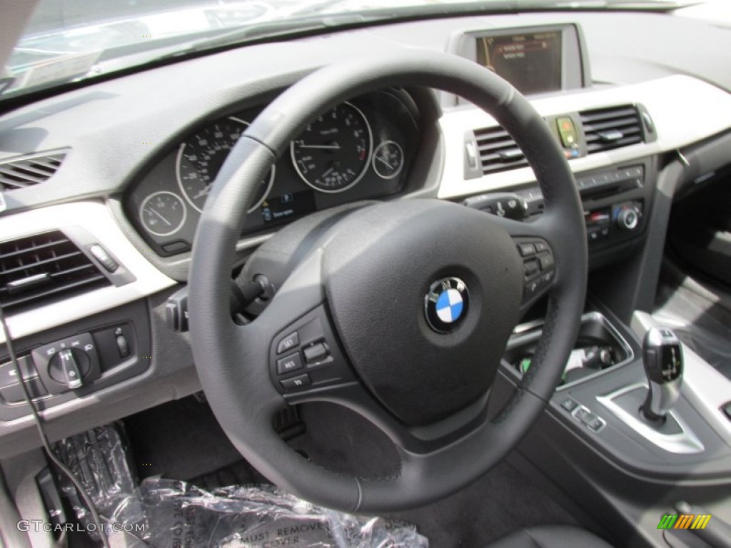 2014 3 Series 320i xDrive Sedan - Mineral Grey Metallic / Black photo #14