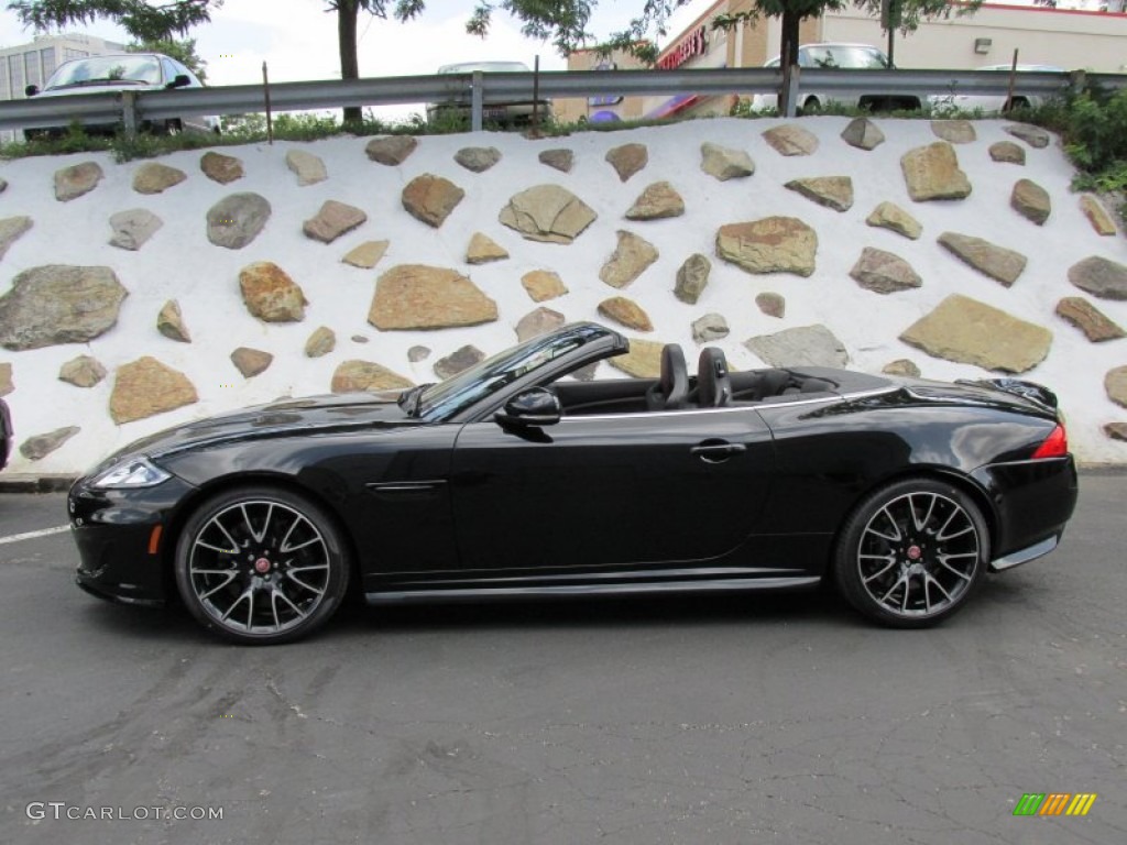 Ultimate Black Metallic 2015 Jaguar XK XKR Convertible Exterior Photo #95143333