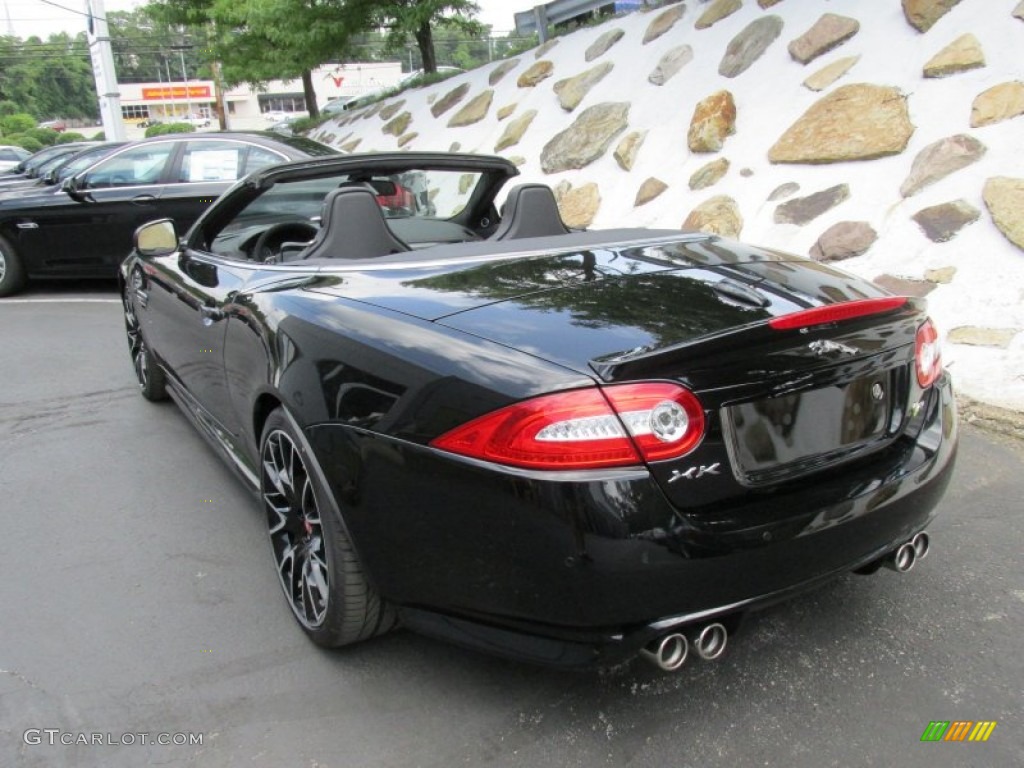Ultimate Black Metallic 2015 Jaguar XK XKR Convertible Exterior Photo #95143386