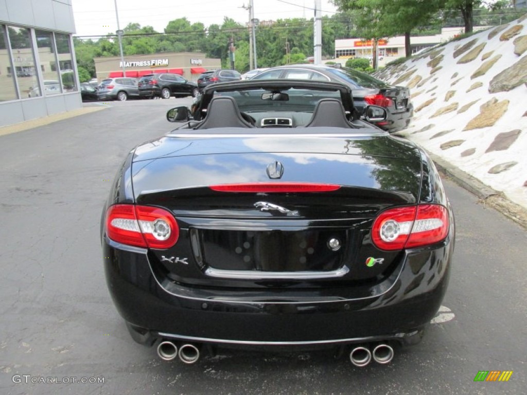 Ultimate Black Metallic 2015 Jaguar XK XKR Convertible Exterior Photo #95143415