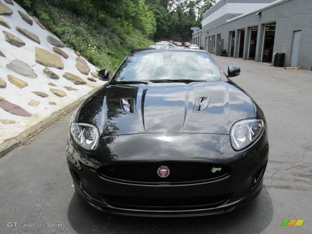Ultimate Black Metallic 2015 Jaguar XK XKR Convertible Exterior Photo #95143487