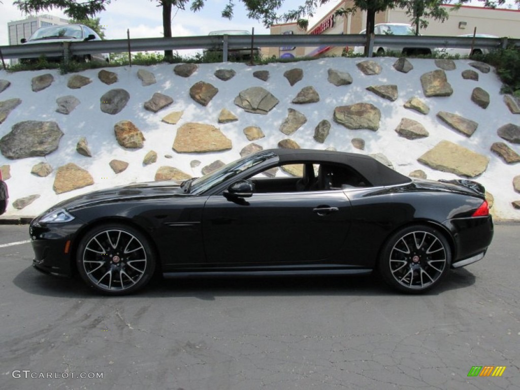 Ultimate Black Metallic 2015 Jaguar XK XKR Convertible Exterior Photo #95143568
