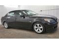 Jet Black - 5 Series 525i Sedan Photo No. 4