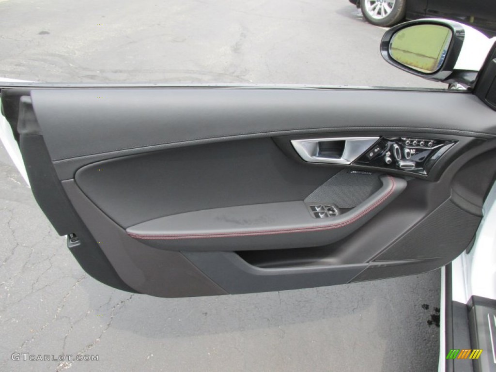 2015 Jaguar F-TYPE V8 S Convertible Jet Door Panel Photo #95144099