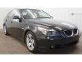 Jet Black - 5 Series 525i Sedan Photo No. 13