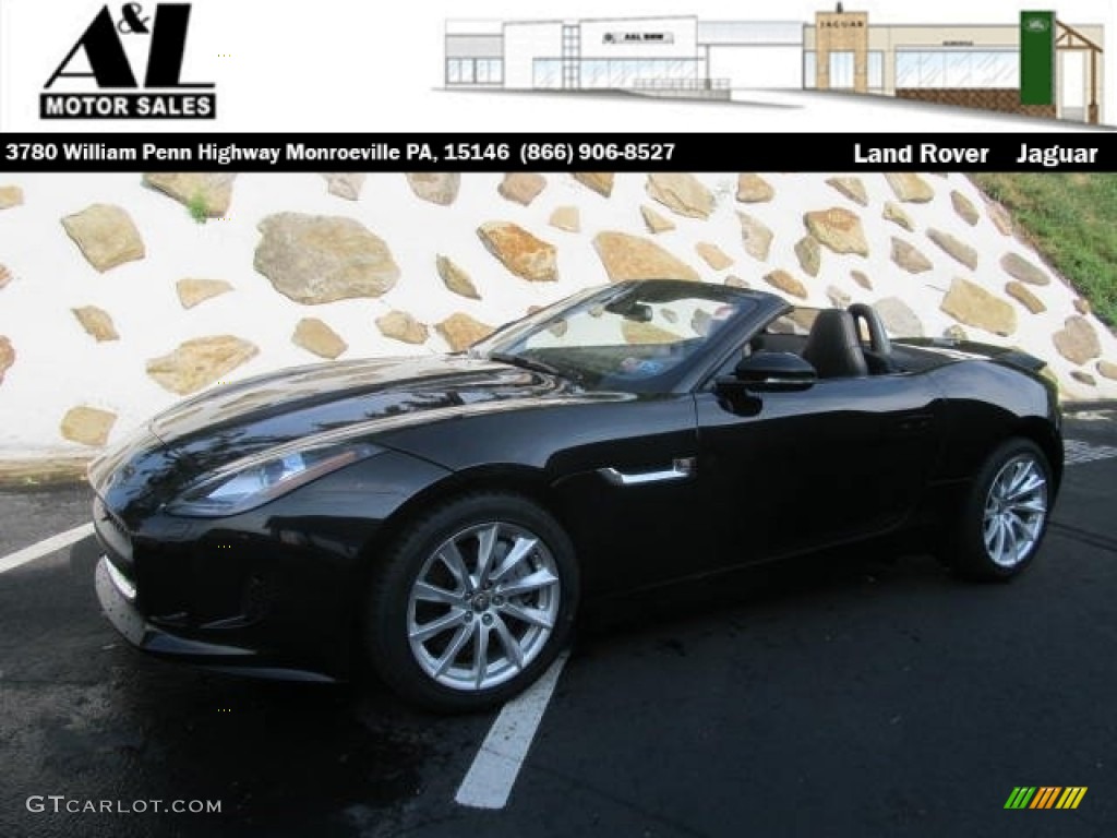 2014 F-TYPE  - Ultimate Black Metallic / Jet photo #1
