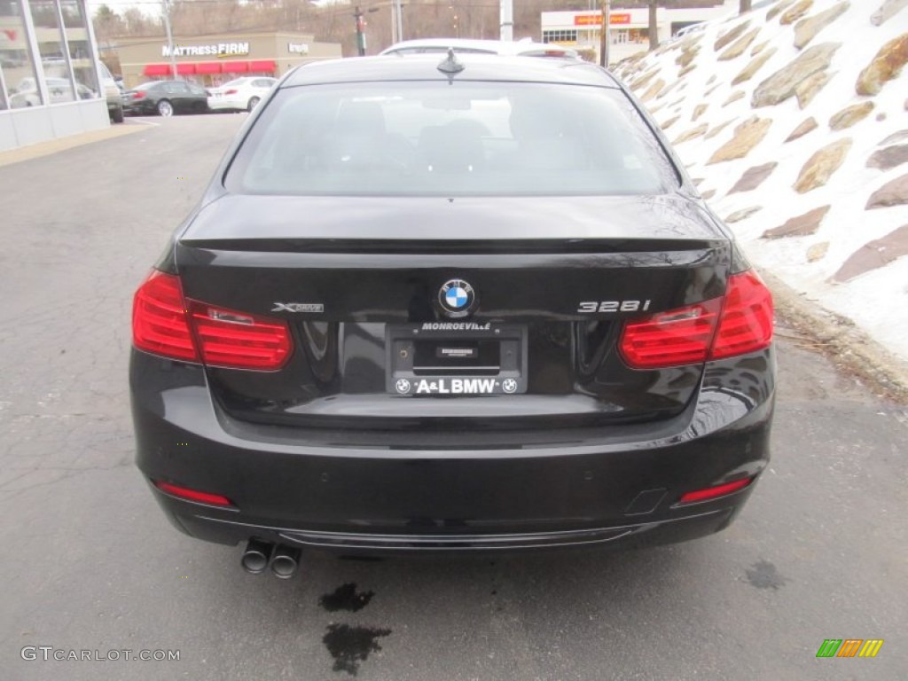 2014 3 Series 328i xDrive Sedan - Jet Black / Black photo #5