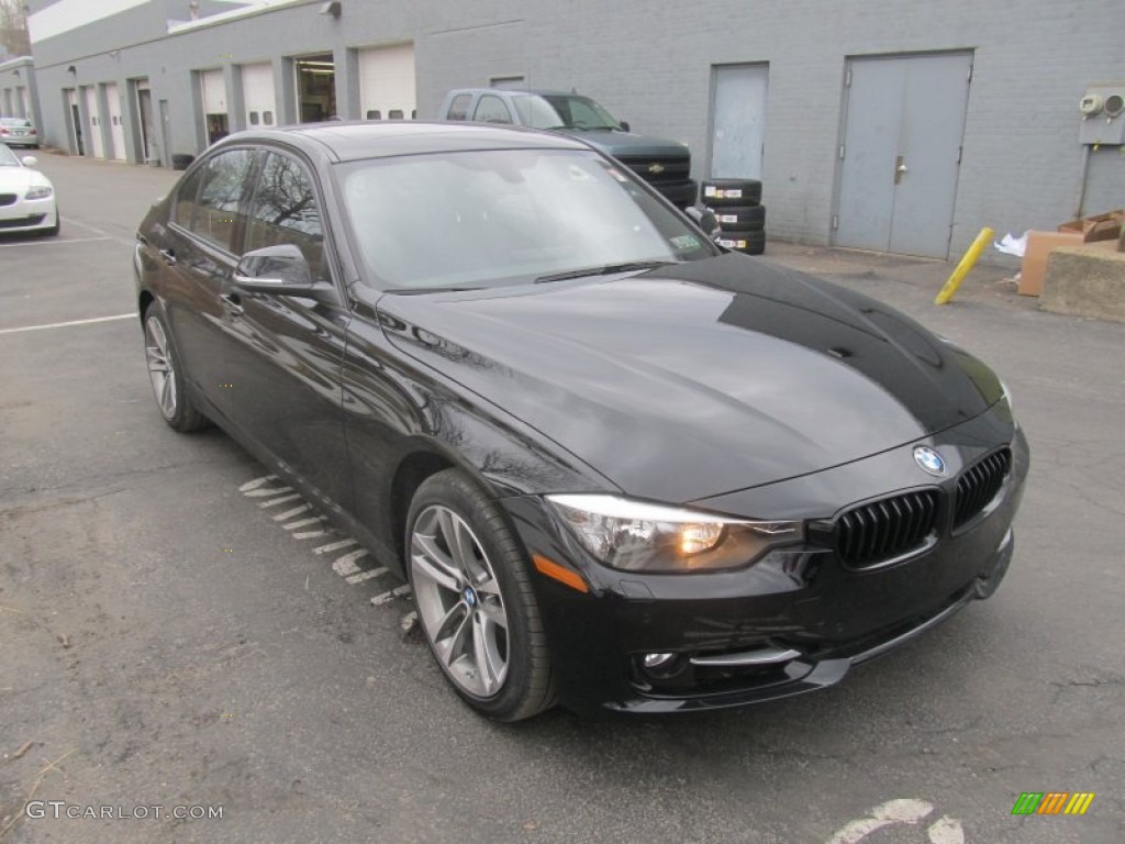 2014 3 Series 328i xDrive Sedan - Jet Black / Black photo #7