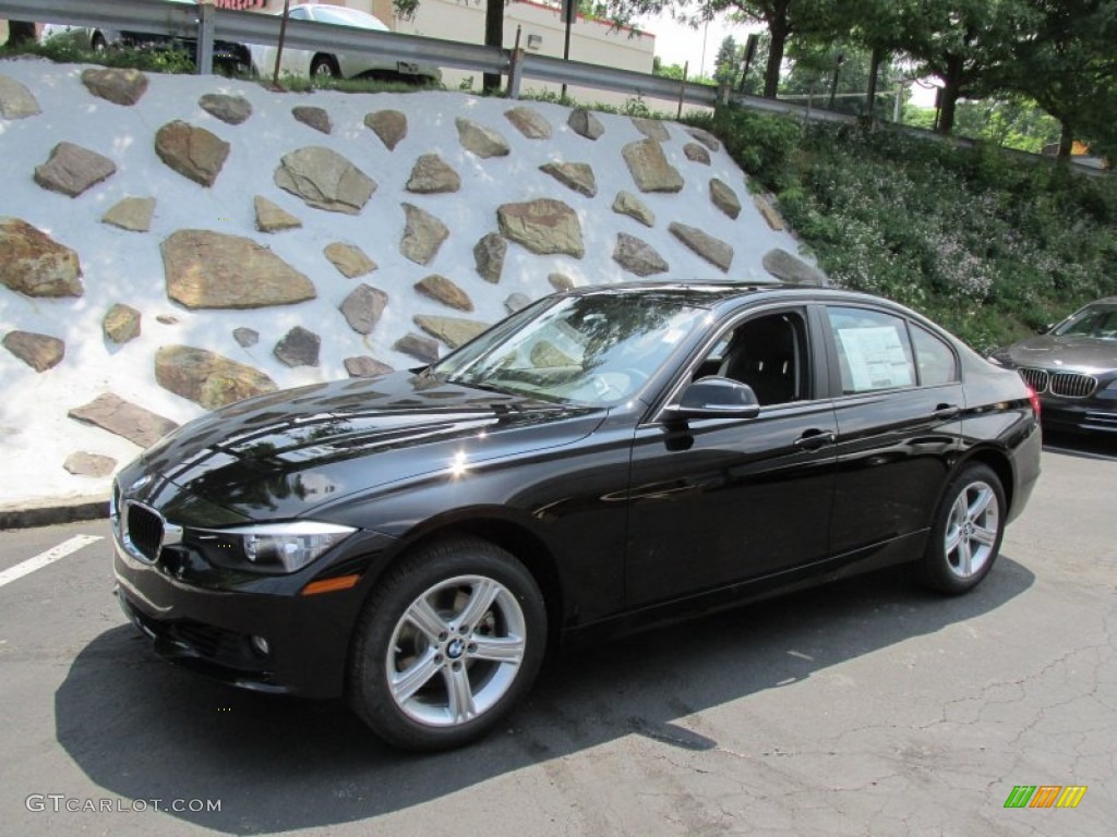 2014 3 Series 328i xDrive Sedan - Jet Black / Black photo #1