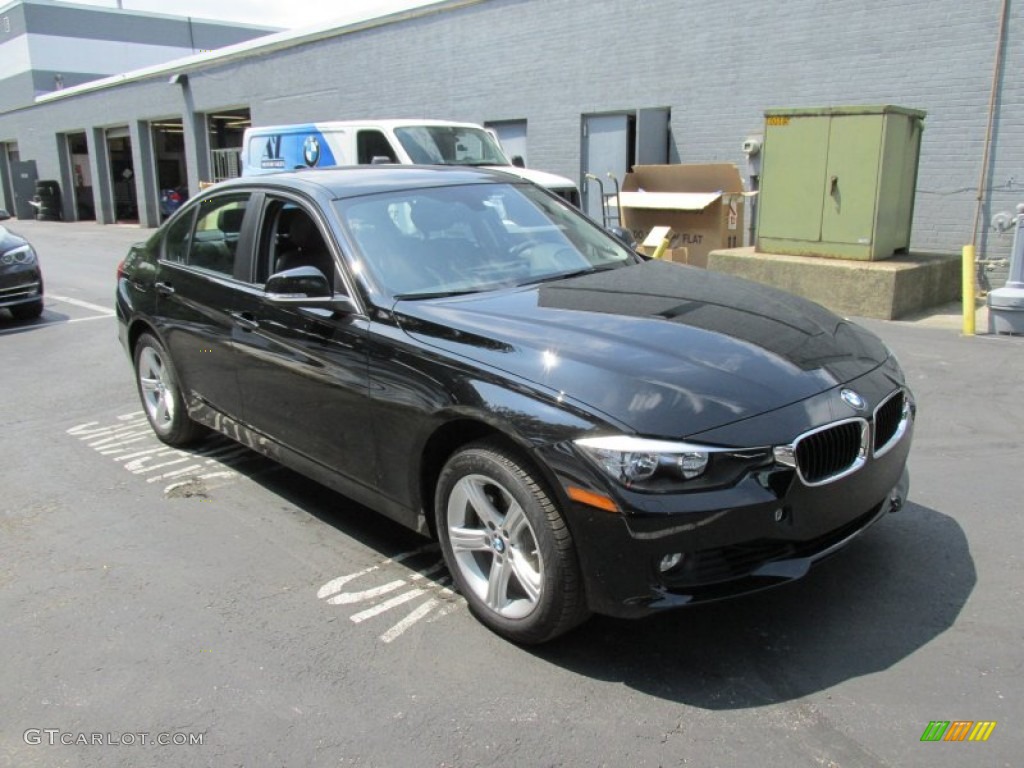 2014 3 Series 328i xDrive Sedan - Jet Black / Black photo #7