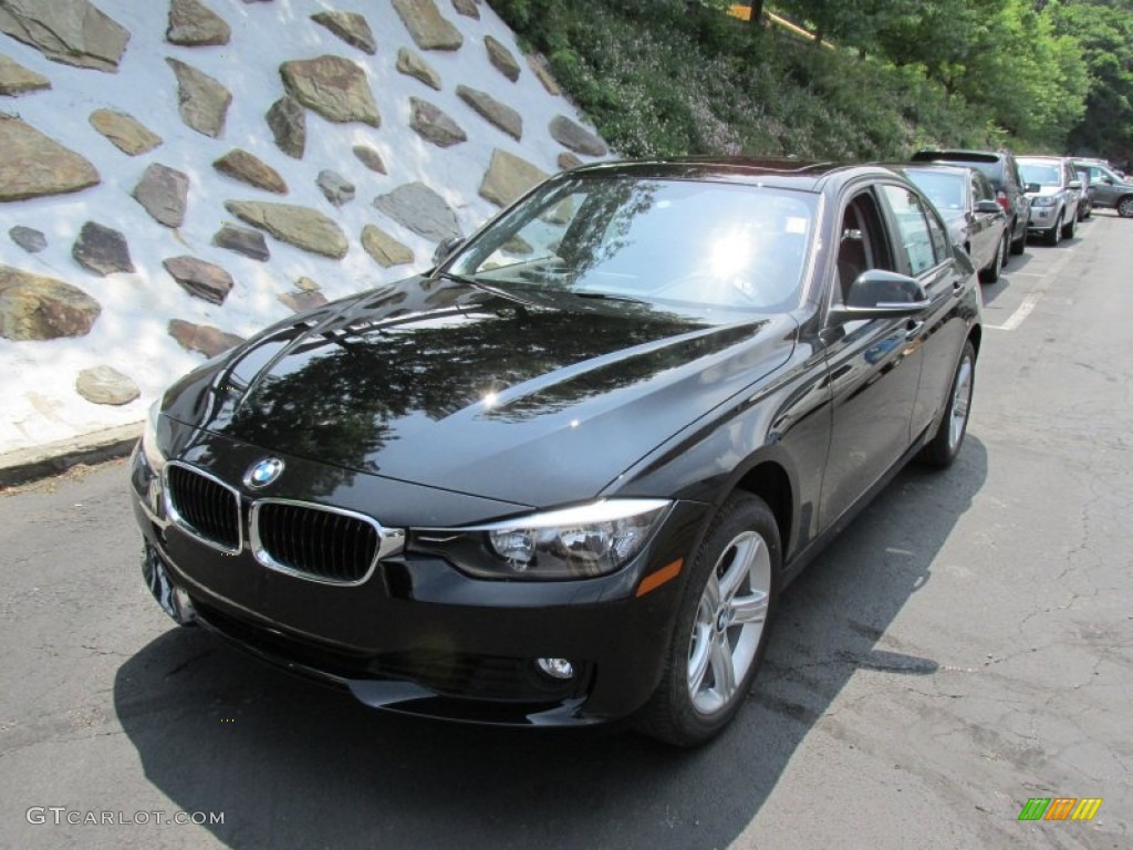 2014 3 Series 328i xDrive Sedan - Jet Black / Black photo #9