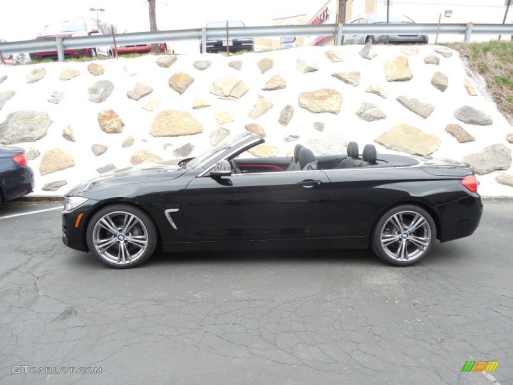 Jet Black 2014 BMW 4 Series 435i Convertible Exterior Photo #95145947
