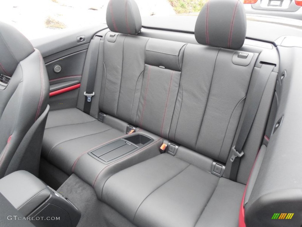 Black Interior 2014 BMW 4 Series 435i Convertible Photo #95146202