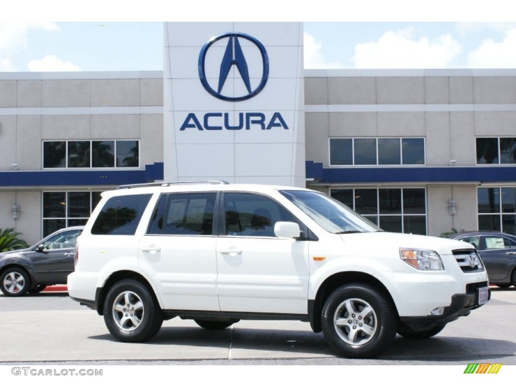 Taffeta White 2008 Honda Pilot EX-L Exterior Photo #95146232