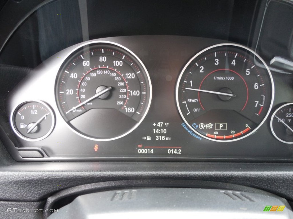 2014 BMW 4 Series 435i Convertible Gauges Photo #95146349