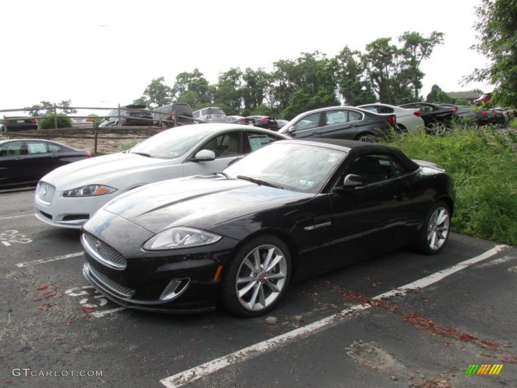 2014 XK Touring Convertible - Ebony / Warm Charcoal/Warm Charcoal photo #1