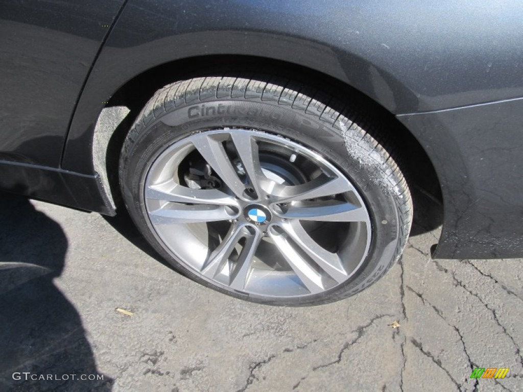 2014 3 Series 335i xDrive Sedan - Mineral Grey Metallic / Black photo #3