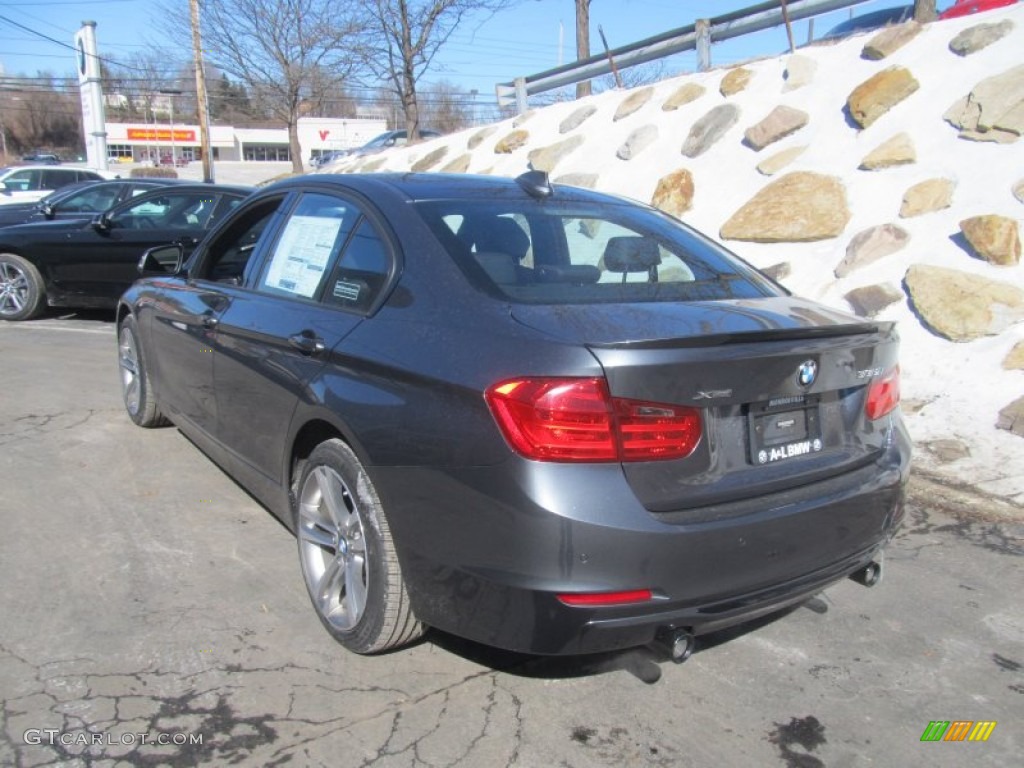 2014 3 Series 335i xDrive Sedan - Mineral Grey Metallic / Black photo #4