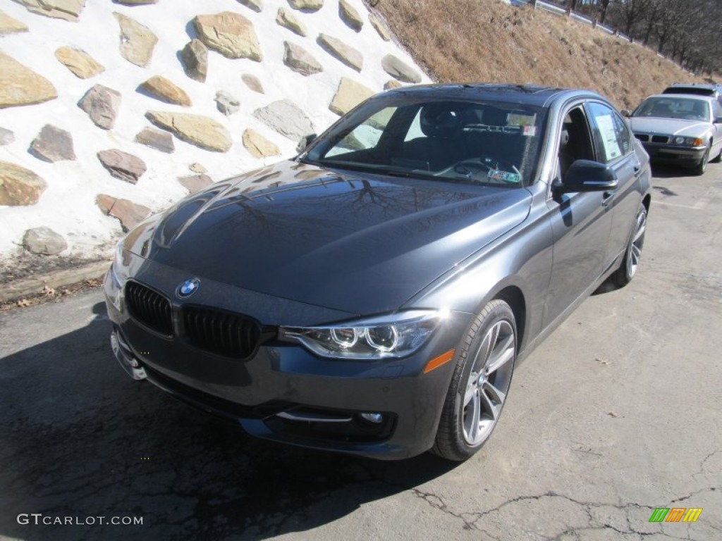 2014 3 Series 335i xDrive Sedan - Mineral Grey Metallic / Black photo #9