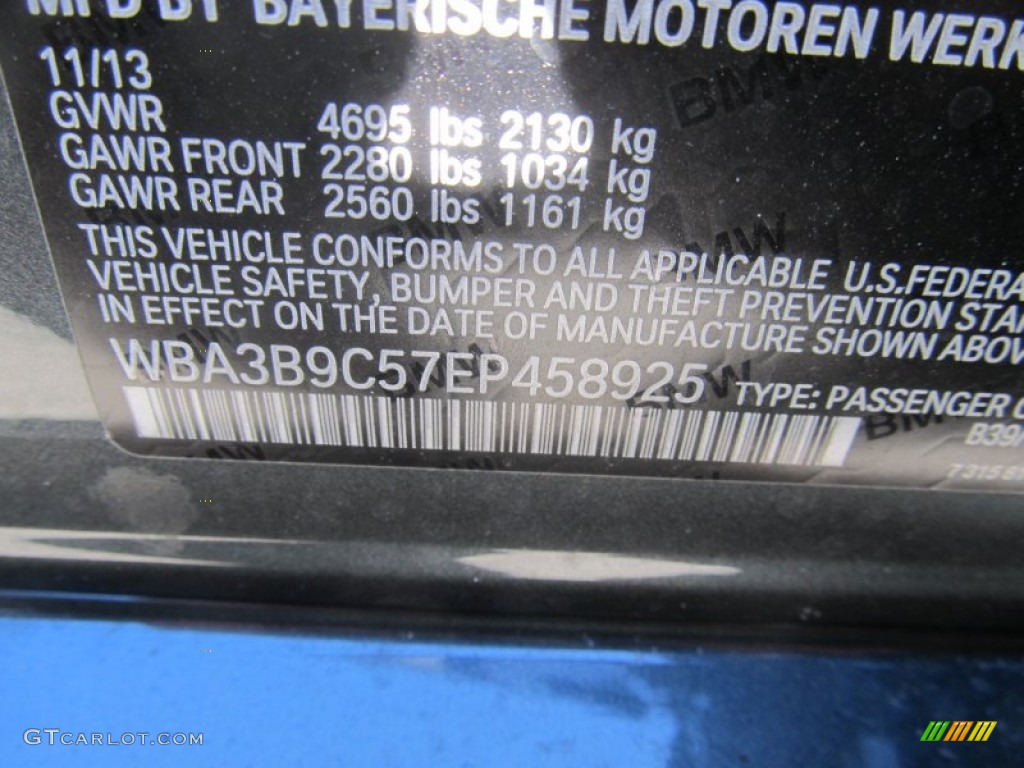 2014 3 Series 335i xDrive Sedan - Mineral Grey Metallic / Black photo #19