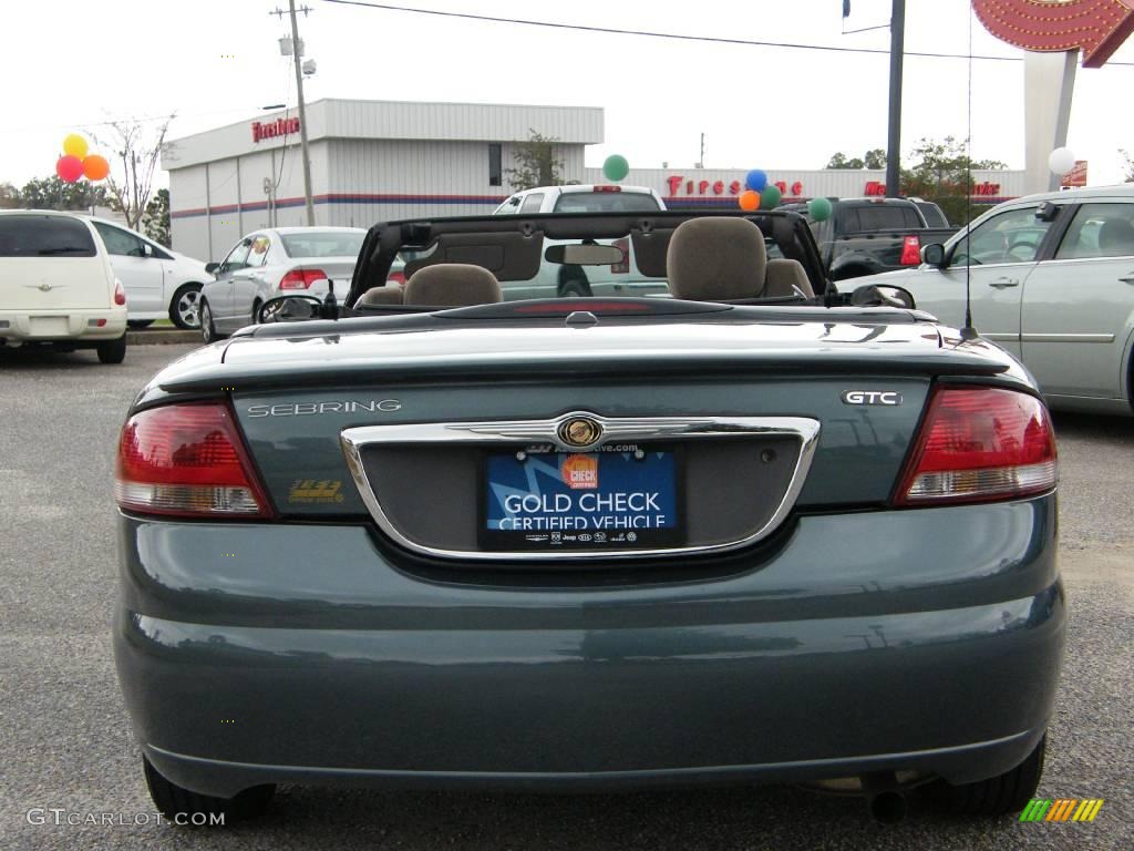 2006 Sebring GTC Convertible - Magnesium Pearl / Dark Slate Gray photo #18