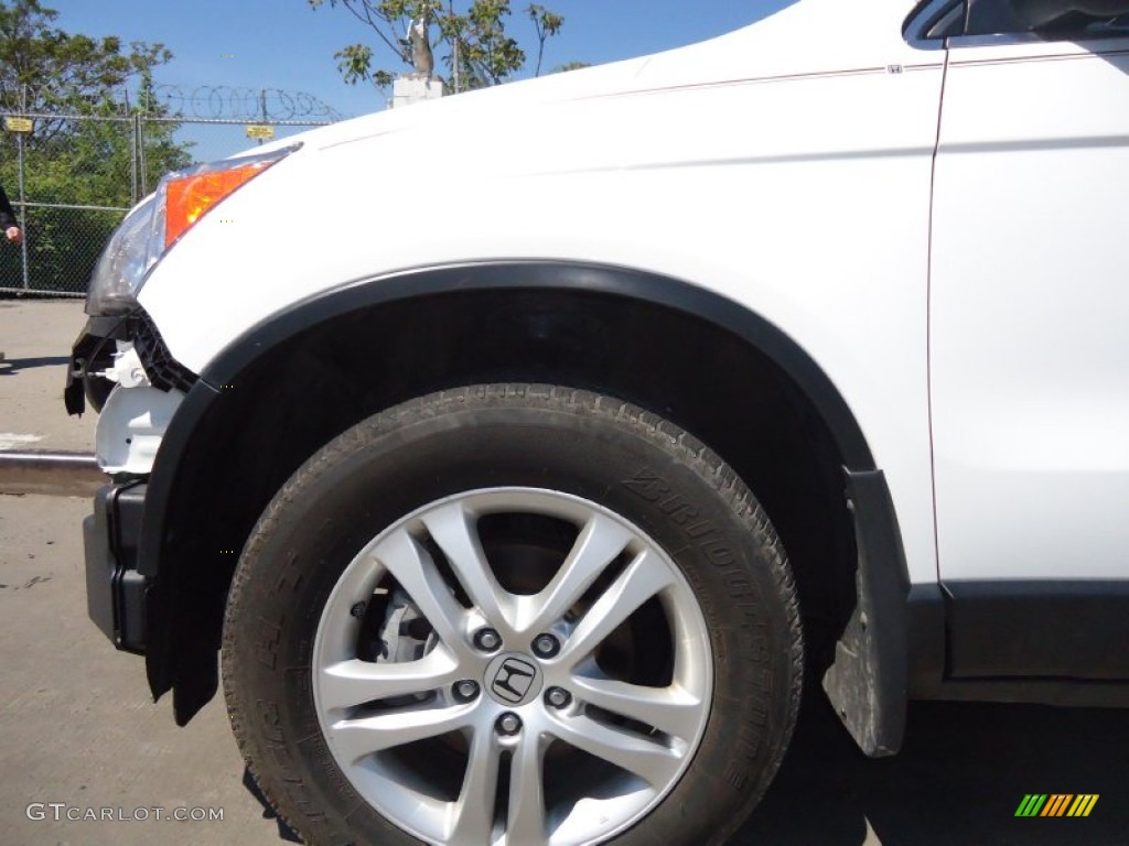 2011 CR-V EX 4WD - Taffeta White / Gray photo #11