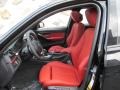 2014 BMW 3 Series Coral Red/Black Interior Interior Photo
