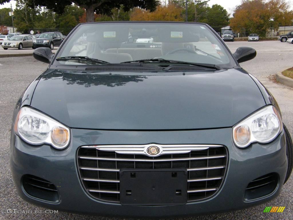 2006 Sebring GTC Convertible - Magnesium Pearl / Dark Slate Gray photo #22
