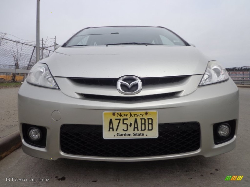2007 MAZDA5 Touring - Platinum Silver Metallic / Black photo #4