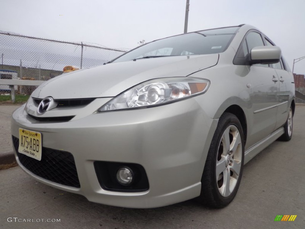 2007 MAZDA5 Touring - Platinum Silver Metallic / Black photo #6