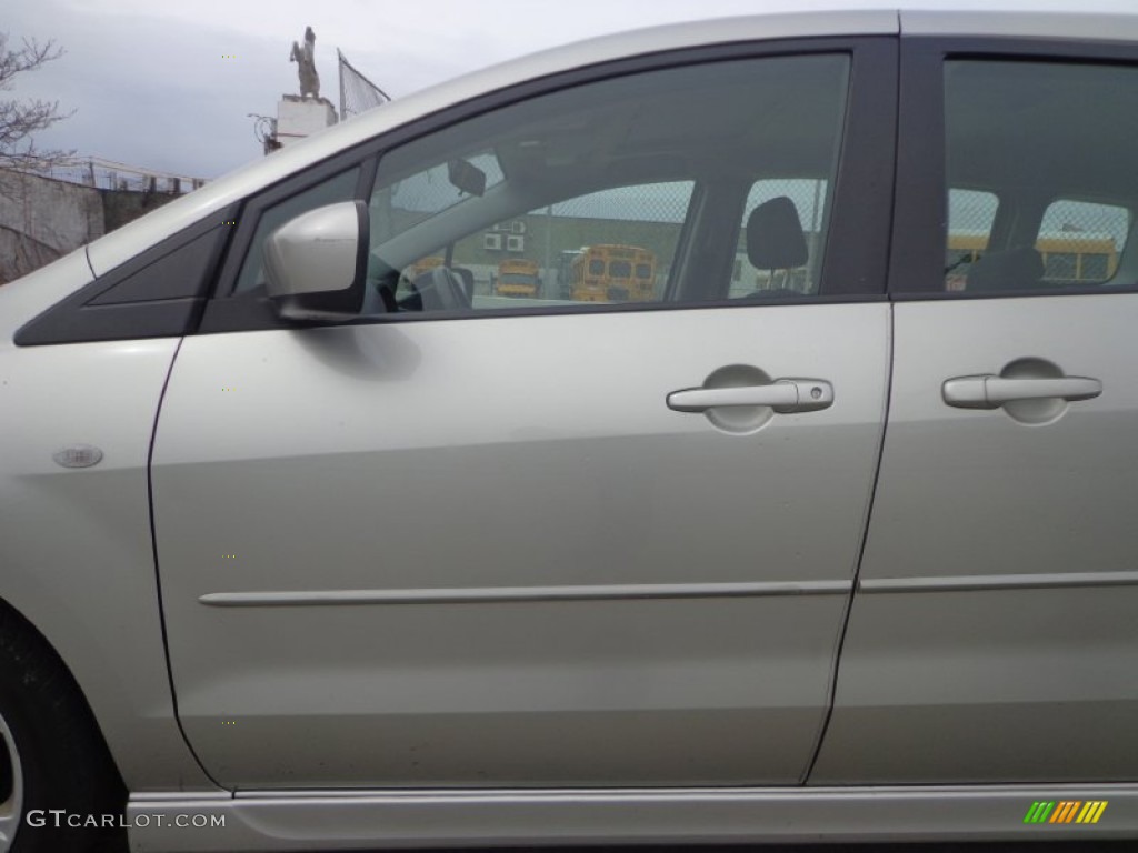 2007 MAZDA5 Touring - Platinum Silver Metallic / Black photo #10