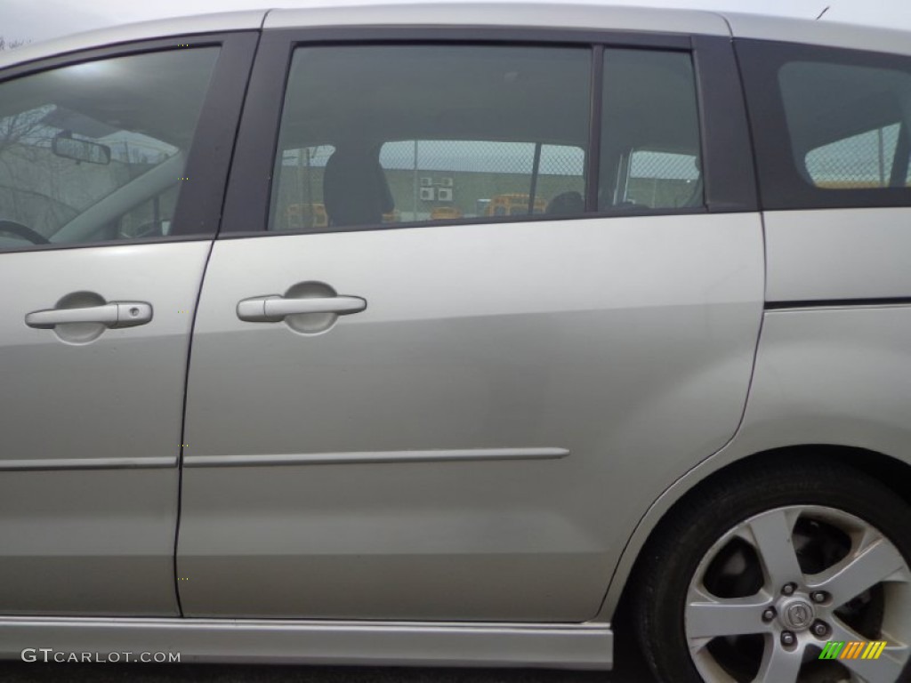 2007 MAZDA5 Touring - Platinum Silver Metallic / Black photo #12