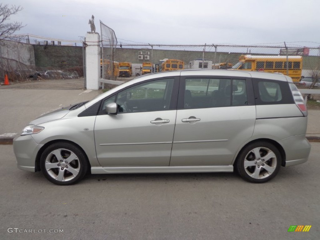 2007 MAZDA5 Touring - Platinum Silver Metallic / Black photo #16