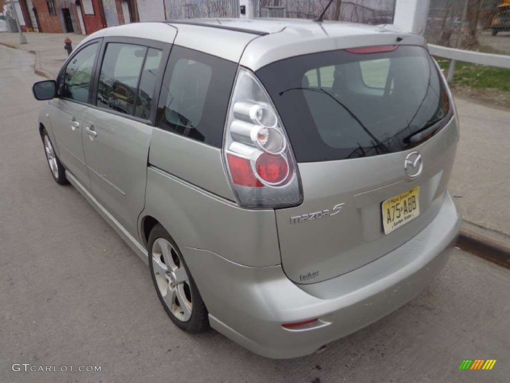 2007 MAZDA5 Touring - Platinum Silver Metallic / Black photo #18