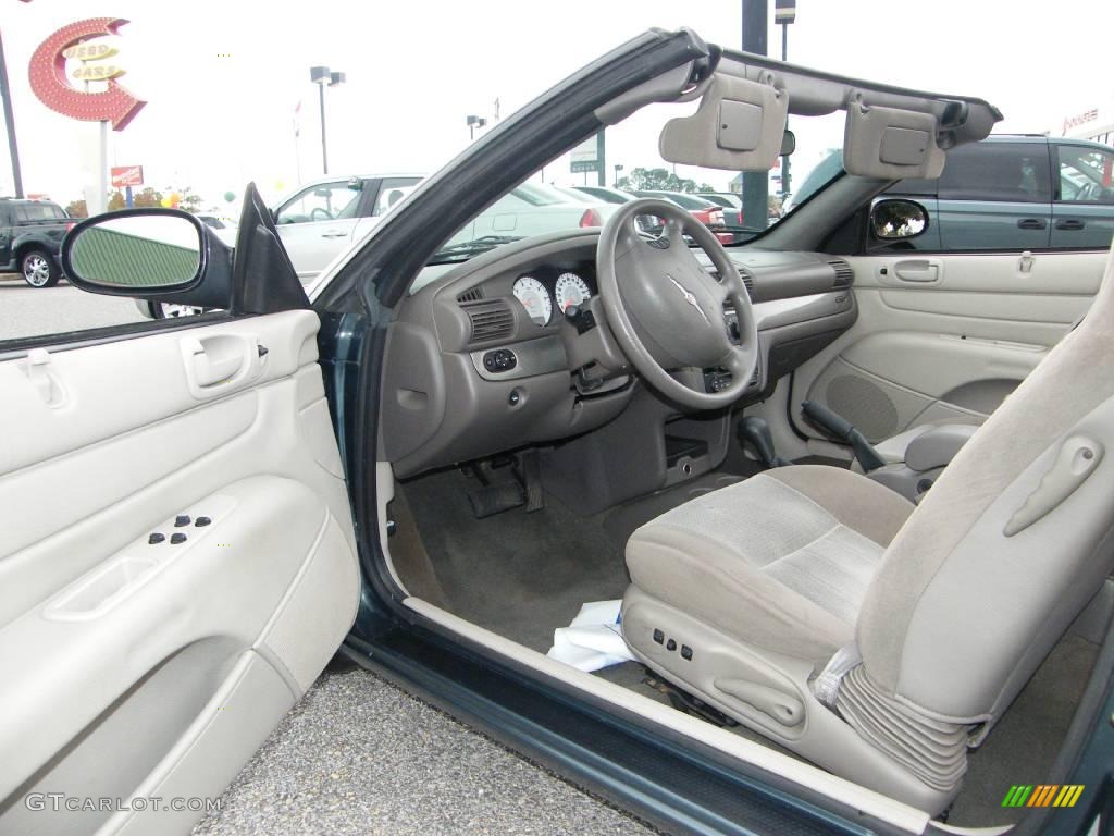 2006 Sebring GTC Convertible - Magnesium Pearl / Dark Slate Gray photo #23