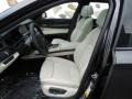 2014 BMW 7 Series Ivory White/Black Interior Interior Photo