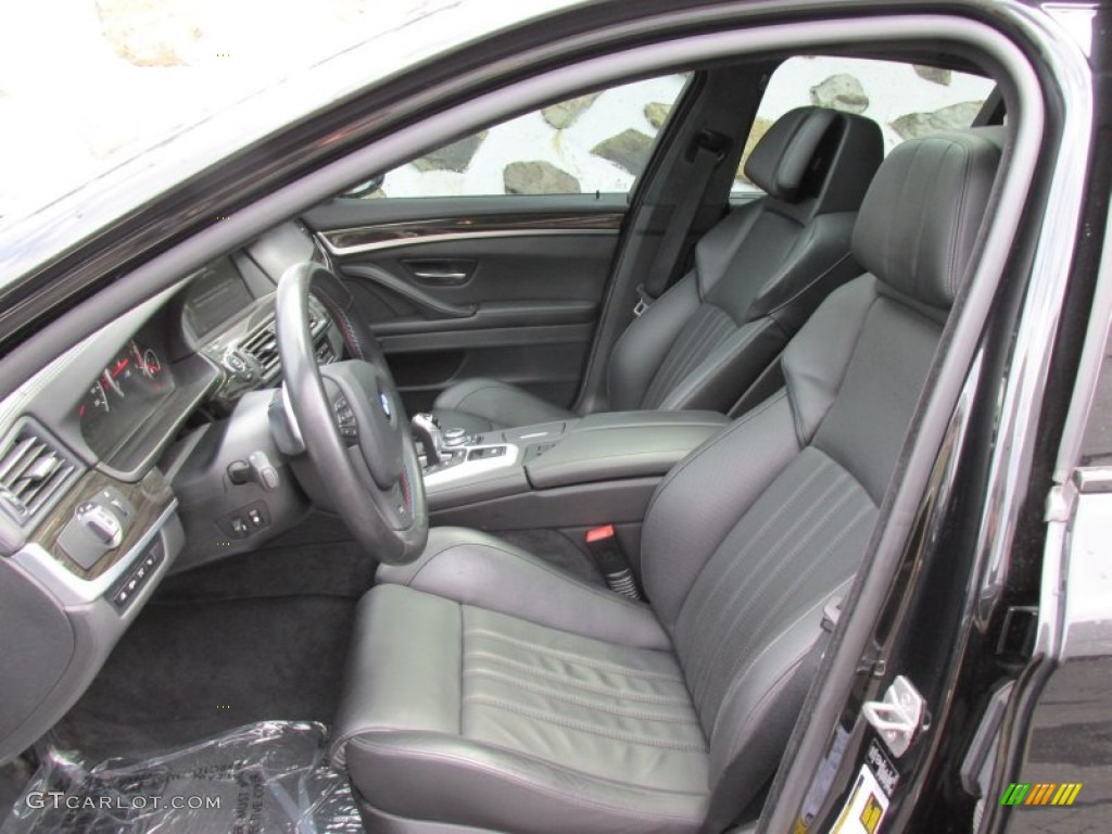 Black Interior 2013 BMW M5 Sedan Photo #95152184