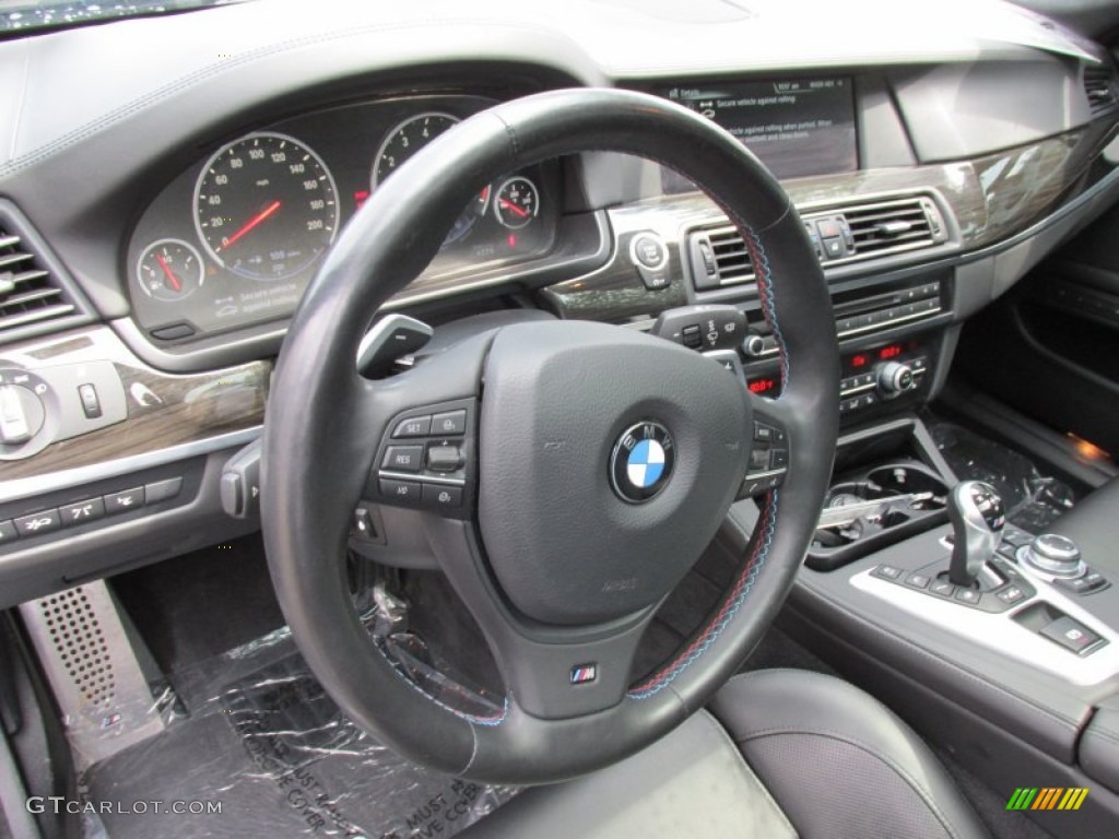2013 BMW M5 Sedan Black Dashboard Photo #95152214
