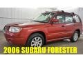 2006 Garnet Red Pearl Subaru Forester 2.5 X Premium  photo #1