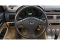 2006 Subaru Forester Desert Beige Interior Steering Wheel Photo