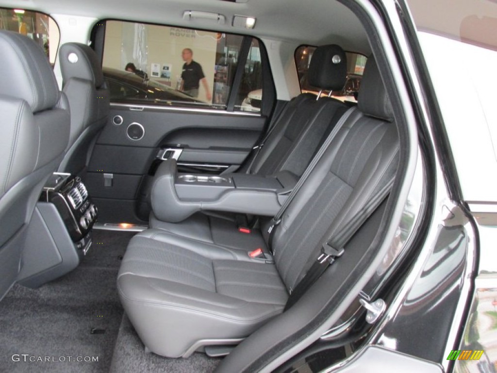 2014 Range Rover Supercharged L - Santorini Black Metallic / Ebony/Ebony photo #11