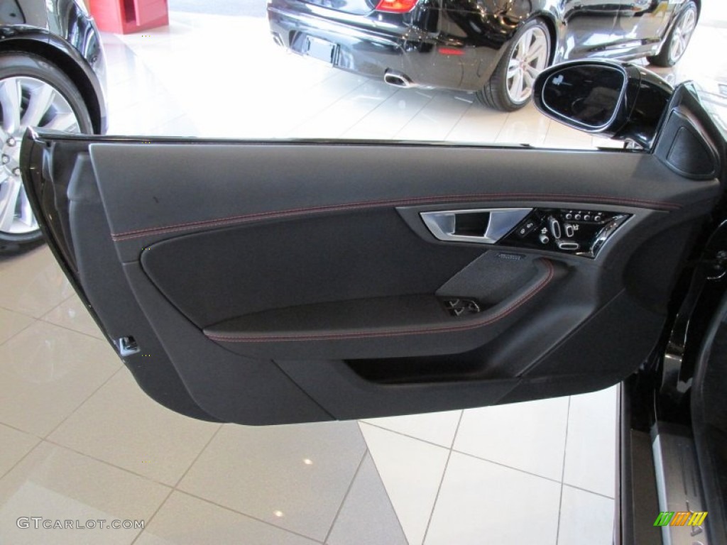 2015 Jaguar F-TYPE R Coupe Jet Door Panel Photo #95154347