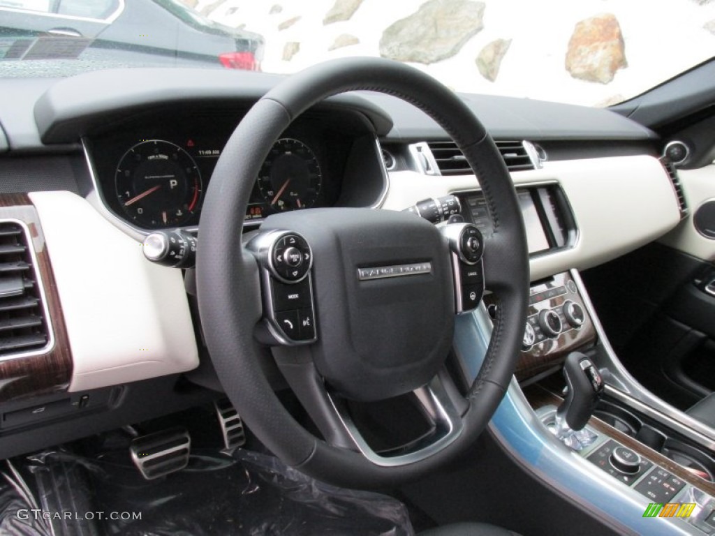 2014 Range Rover Sport Supercharged - Santorini Metallic / Ebony/Ivory/Ebony photo #14