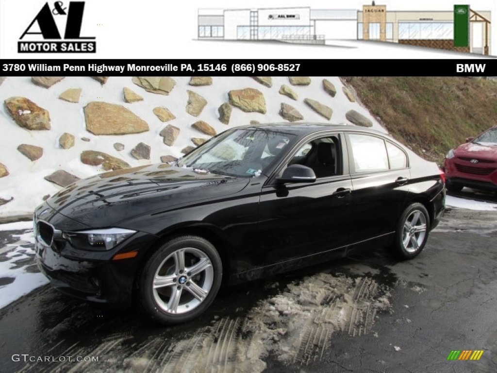 2014 3 Series 328d xDrive Sedan - Jet Black / Black photo #1