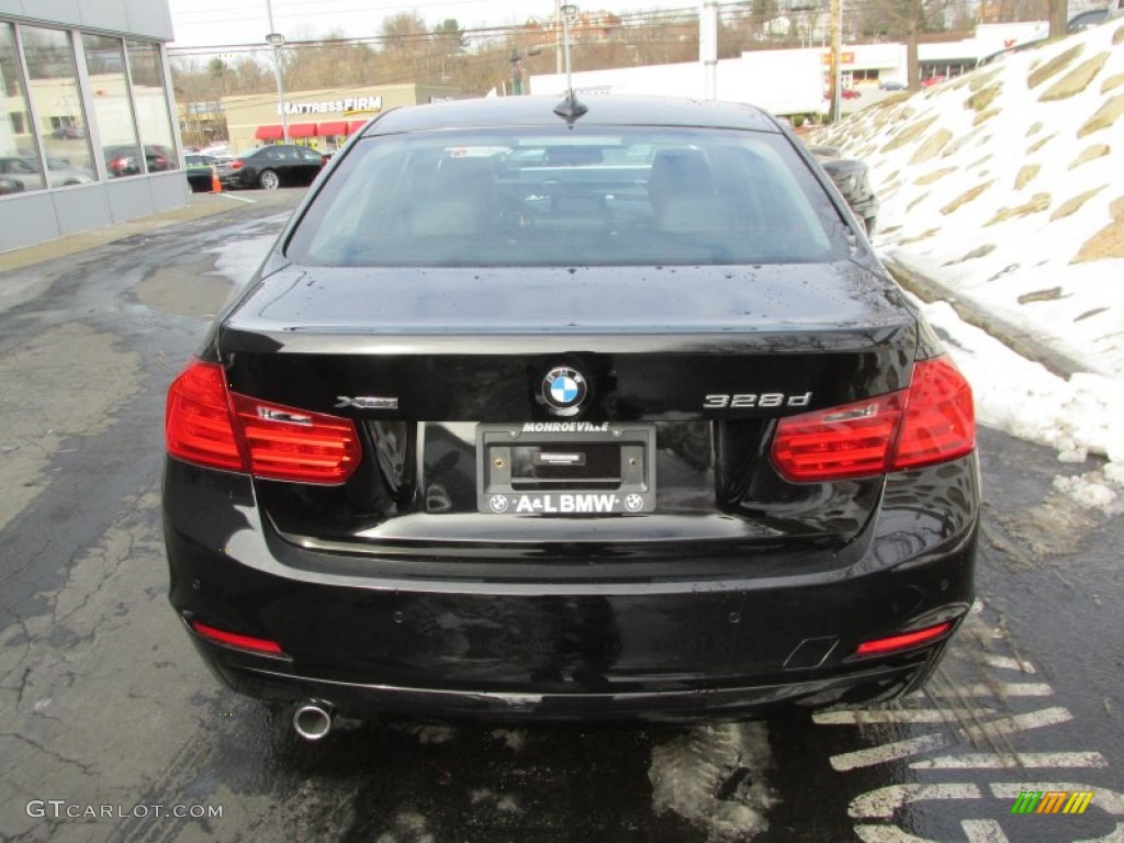 2014 3 Series 328d xDrive Sedan - Jet Black / Black photo #5