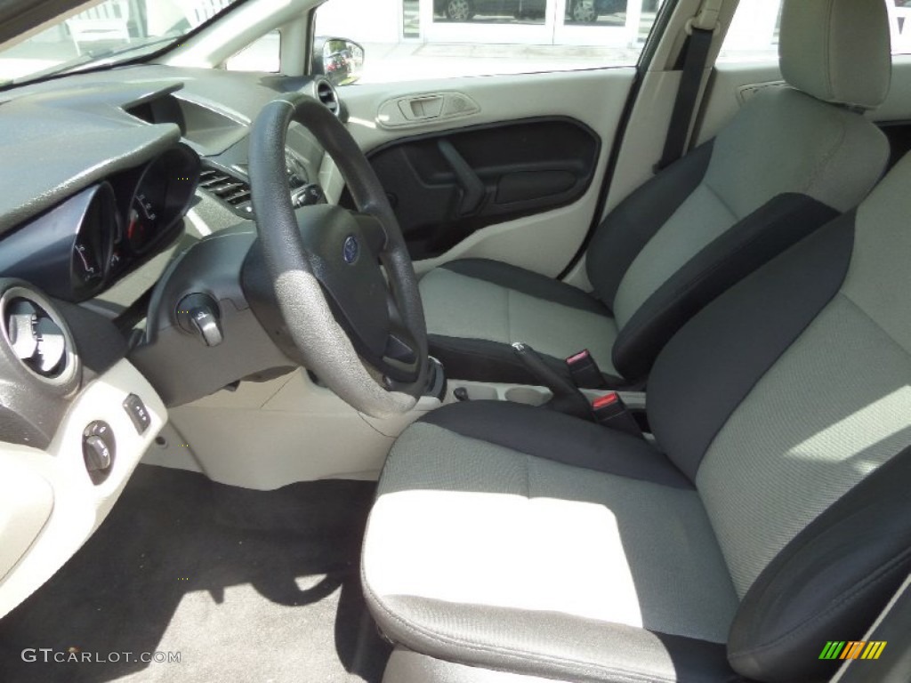 2013 Fiesta S Sedan - Violet Gray / Charcoal Black/Light Stone photo #11